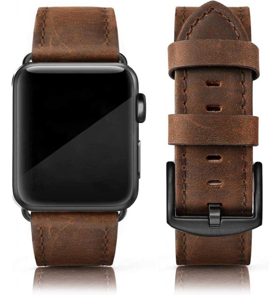 EDIMENS Leather Bands Compatible with Apple Watch