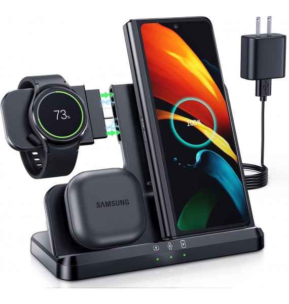 LK Samsung Wireless Charger 3 in 1 Samsung Charging Station