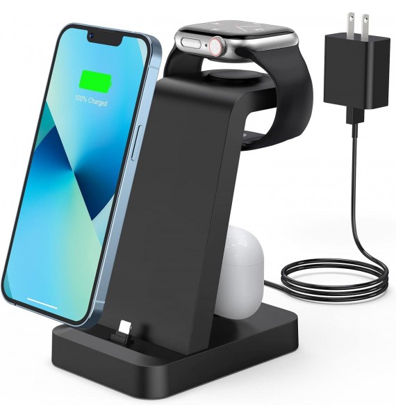 Charger Station for iPhone Multiple Devices - 3 in 1
