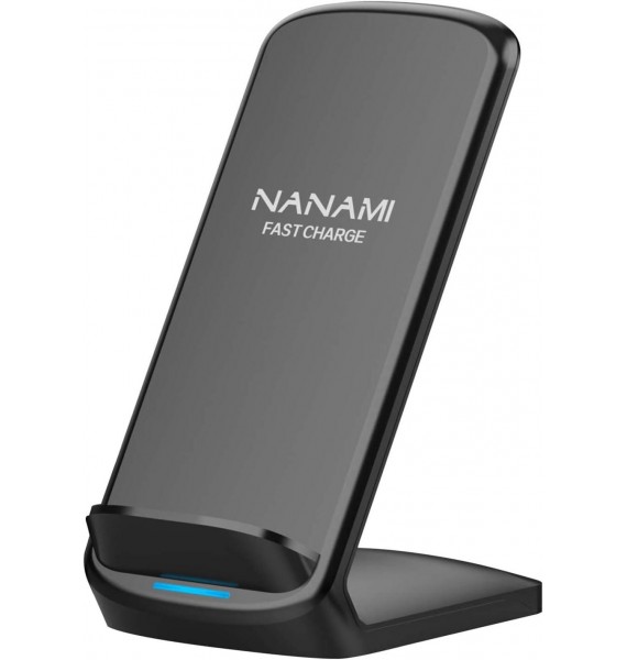 NANAMI Upgraded Fast Wireless Charger,Qi-Certified Wireless Charging Stand
