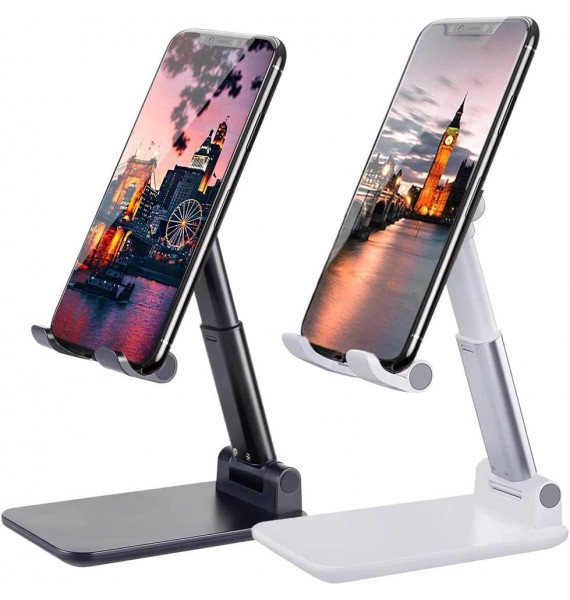 Meetuo 2 Pcs Cell Phone Stand, Adjustable Angle Height Phone Stand
