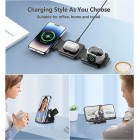 3 in 1 Charging Station for Apple Devices 20W Foldable Mag-Safe Charger
