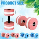 4 Pcs Water Weights Aquatic Exercise Dumbbells for Pool Water Dumbbell Set