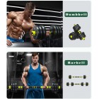 Adjustable Dumbbells Set,Barbell Weight Set Pair 2 in 1 with Connector