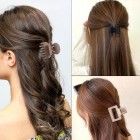 12 Pack Medium hair clips for Women,Small Matte Rubber Coating Rectangle Hair