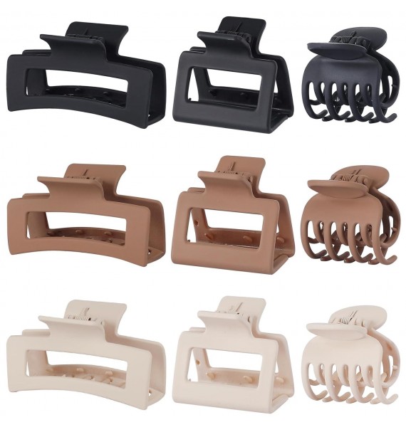 Medium Claw Clips Hair Clips for Women Rectangle Claw Clips for Thick Hair