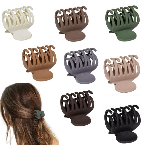 Small Claw Clips Matte Medium Hair Clips for Thin Fine Thick Hair Strong Hold