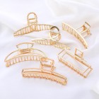 6 Pack Large Metal Hair Claw Clips - Thick Hair Styling,Strong Hold Hair