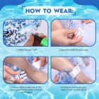 2 Pcs Inflatable PVC Swim Aquatic Cuffs Equipment Water Aerobics Float Ring