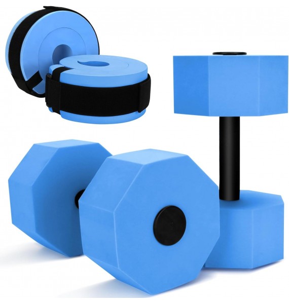 Water Dumbbells Set for Pool Weights, Aquatic Exercise Dumbbells