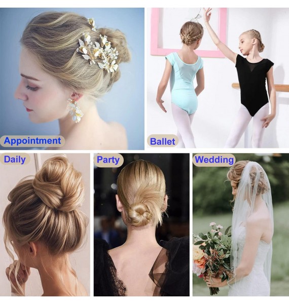 U Shaped Hair Pins,Count of Buns Waved Hair Pins with Box for Updos French Twists