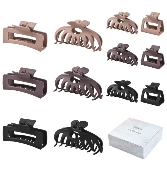 Strong Hold jaw clip Big Non-slip Matte Hair Clips for Women,for Thick Thin Hair