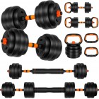 Adjustable Dumbbell Set,Free Weight Set with Connector,4 in1 Dumbbells Set