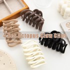 4 Pcs Octopus Claw Clips Matte Hair Clips Octopus Hair Claw Clips For Women